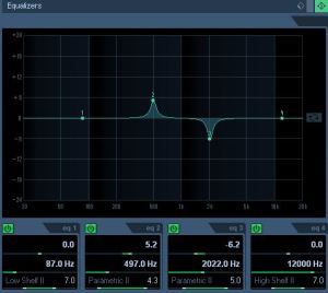 Equalizer in Cubase