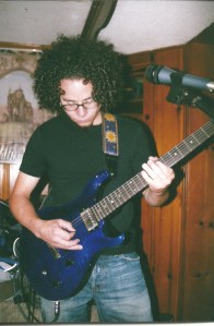 At rehearsal with Grand Vision Channel and my PRS. 2005