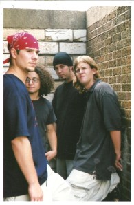 Still Small Voice posing for a promo shot in 2002.