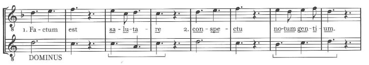 Factum est salutare Dominus (Burkholder 101) 3
